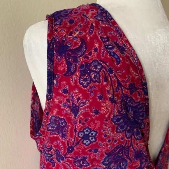 LF paisley floral cut out shift dress size M NWT - Picture 9 of 15
